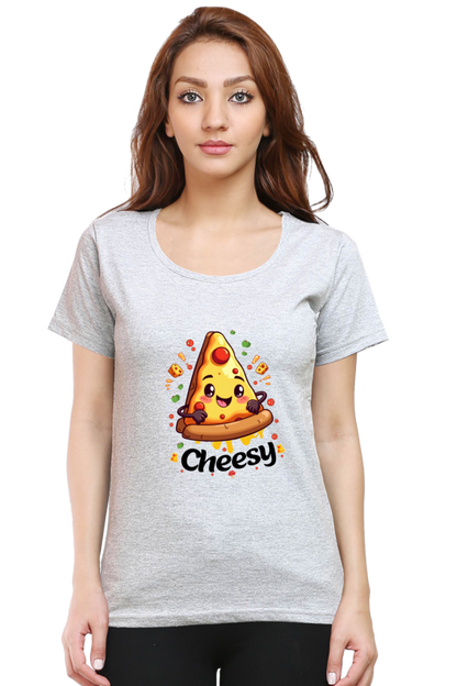 Cheesy Cute Pizza Loaded with cheese