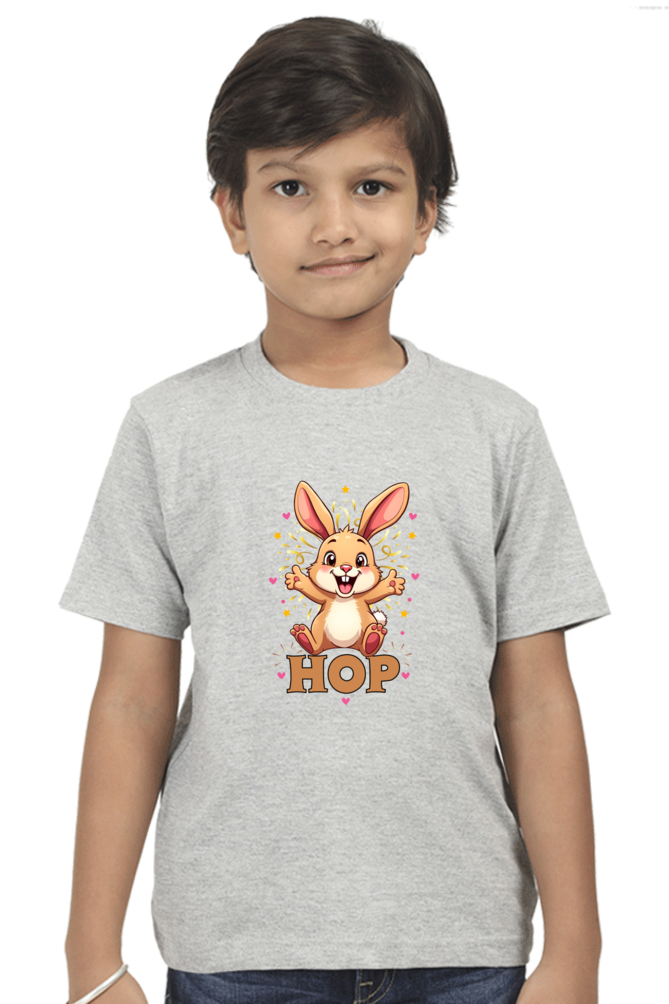 Hop exited bunny -T shirt for twin boy t shirt