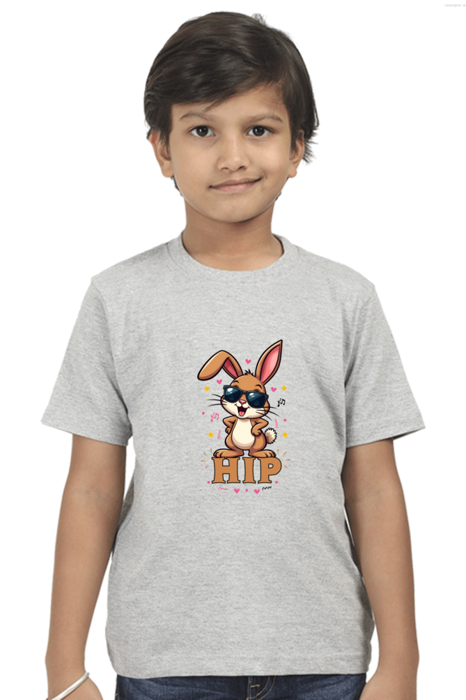 Hip Cute bunny twin boy t shirt