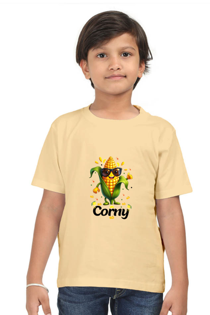 Cute kawaii stylish Corny corn cob for twin boy