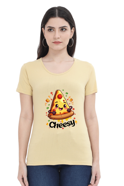 Cheesy Cute Pizza Loaded with cheese