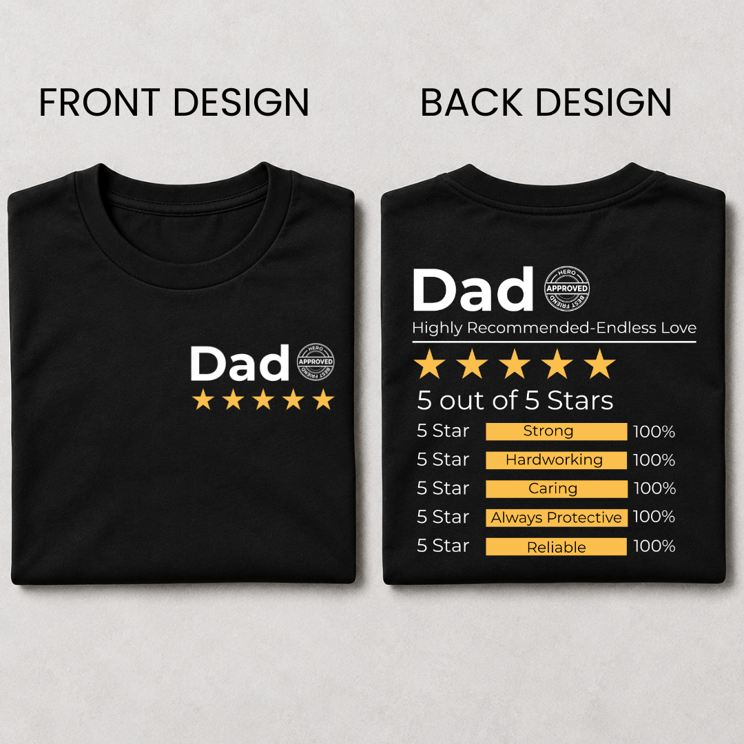 Dad - Father Always Recommnded Unisex Classic Crew T-Shirt