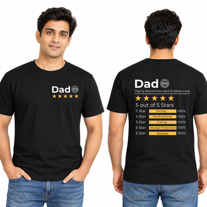 Dad - Father Always Recommnded Unisex Classic Crew T-Shirt