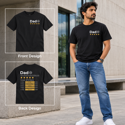 Dad - Father Always Recommnded Unisex Classic Crew T-Shirt