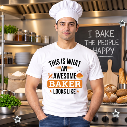 Awesome Baker -Unisex Classic Crew T-Shirt