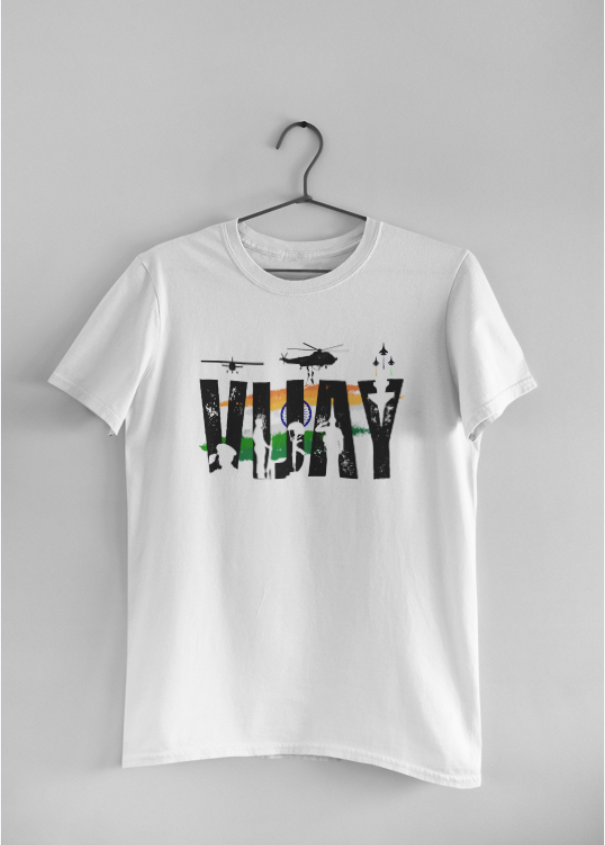 Bharat -Proud Vijay--Unisex Basic T shirt