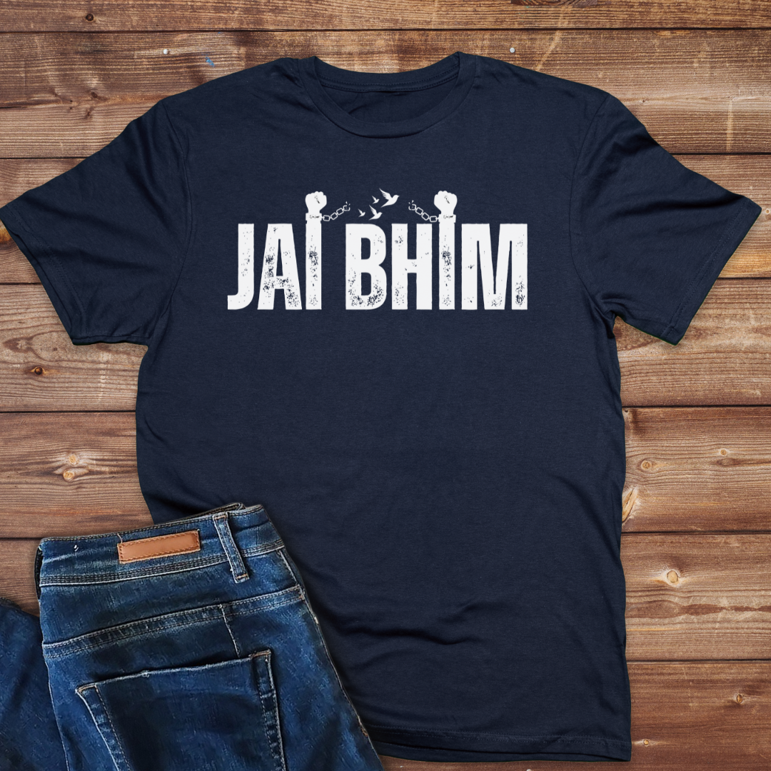 Jai Bhim ! झाले गुलाम  मोकळे  भिमा तुझ्या  जन्मामुळे -ladies tee