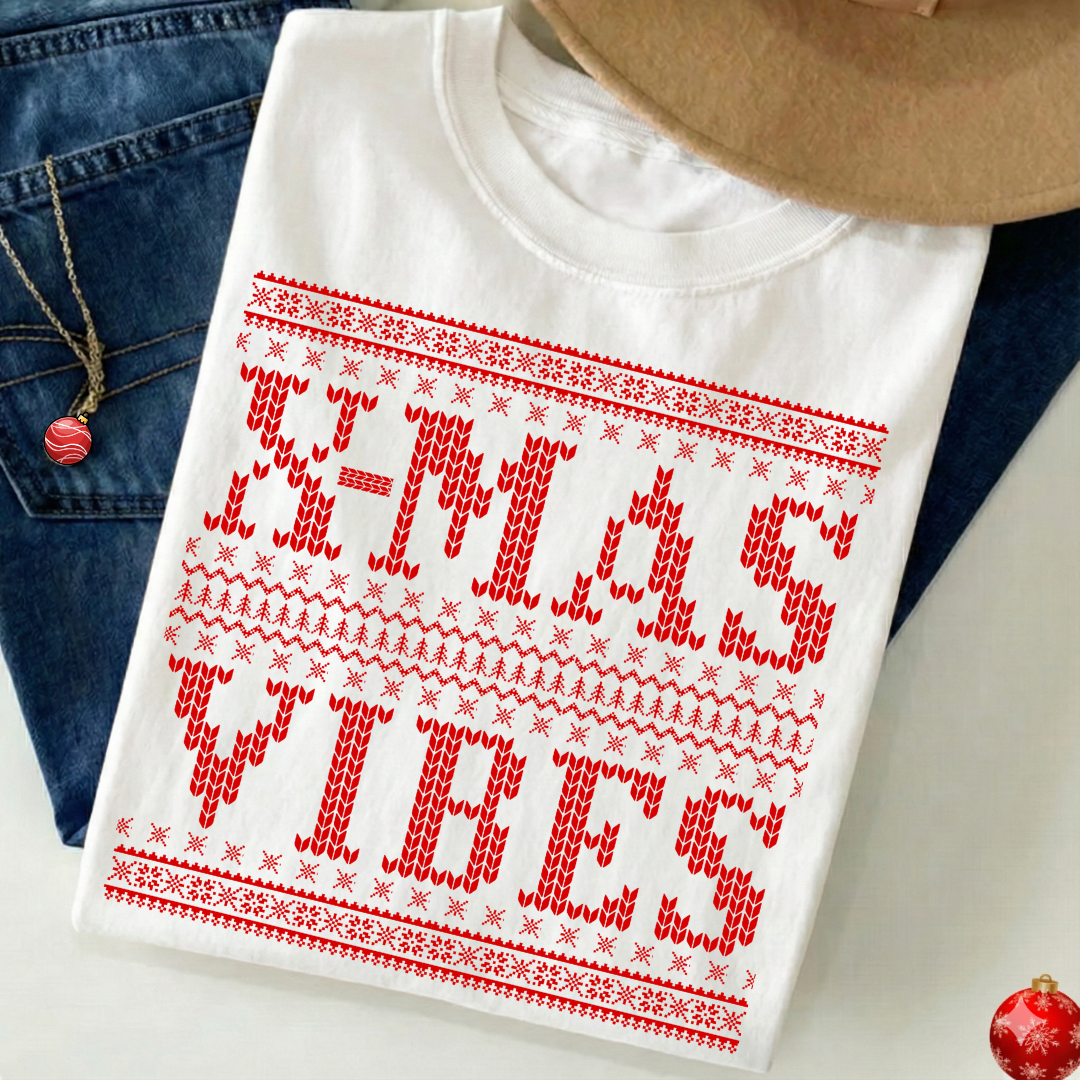 X-MAS VIBES -Unisex Standard Crew T-Shirt