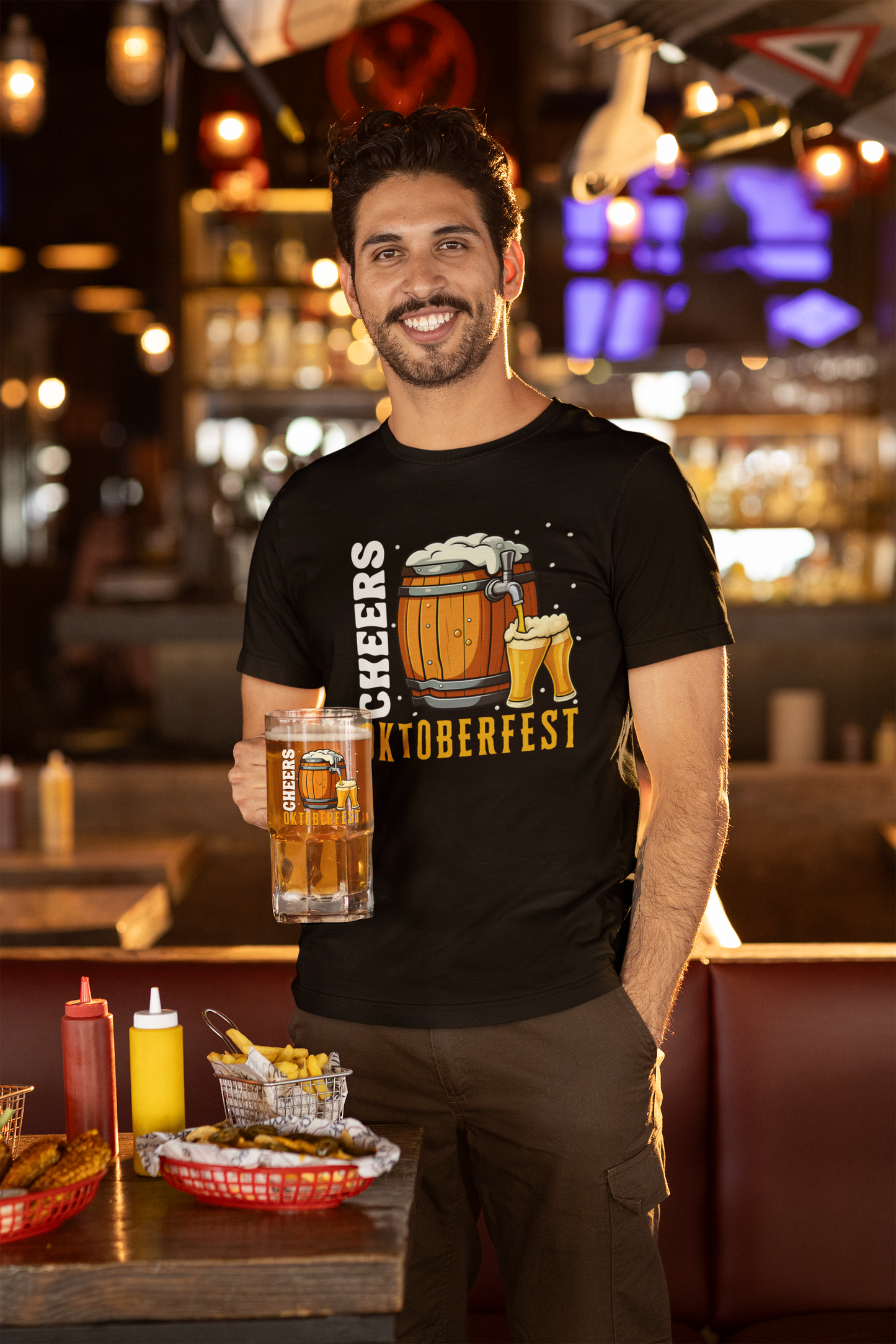 Cheers Oktoberfest Mens Classic Crew T-Shirt