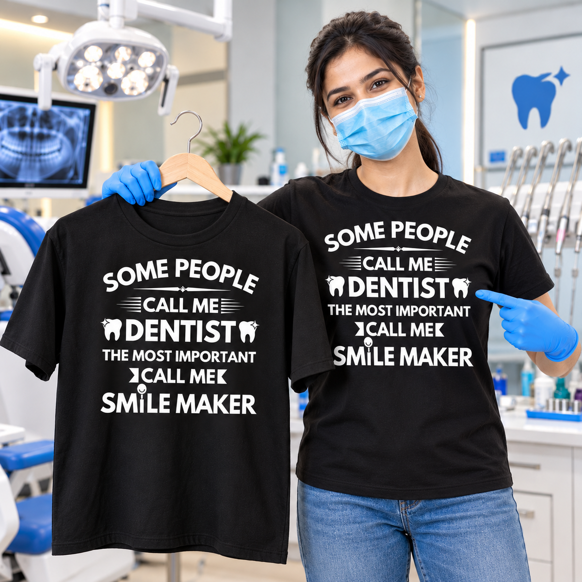 Some People Call me Dentist -Unisex Classic Crew T-Shirt