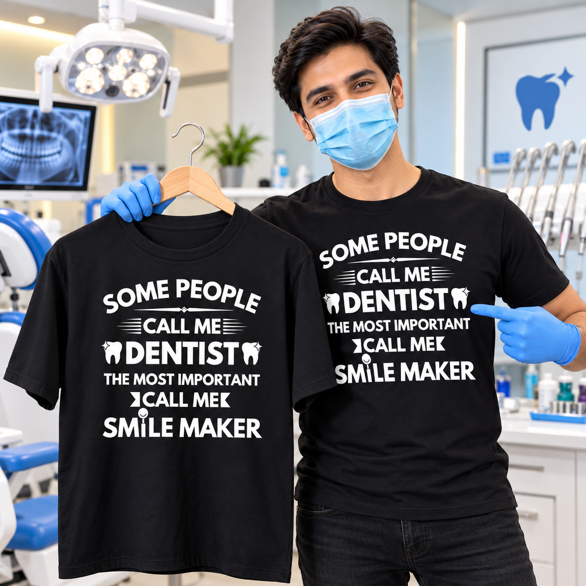 Some People Call me Dentist -Unisex Classic Crew T-Shirt