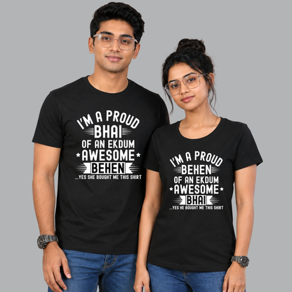 I'm a Proud Bhai -Brother Unisex Classic Crew T-Shirt