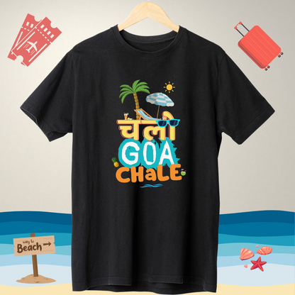 Chalo Goa Chale -Mens Short sleeve t shirt