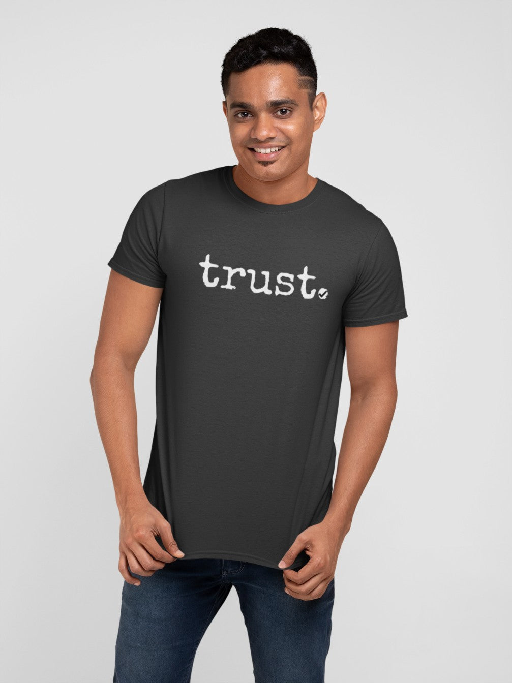 Trust Inspiration Motivation Quote for year 2025 Mens tee