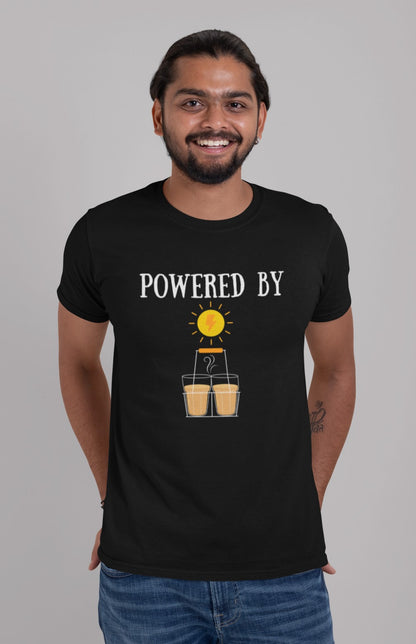 Powered By Tea ( Chai) mens Tee