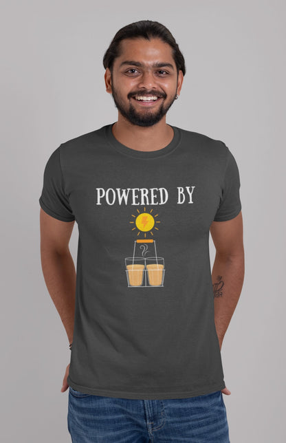 Powered By Tea ( Chai) mens Tee