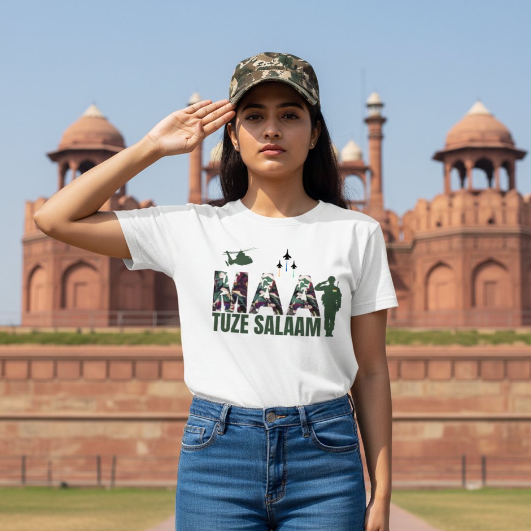 Maa Tuze Salaam -Unisex Classic Crew T-Shirt