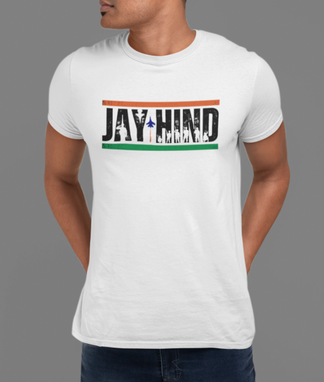 Jai -Hind Indian Army-Unisex Basic T shirt