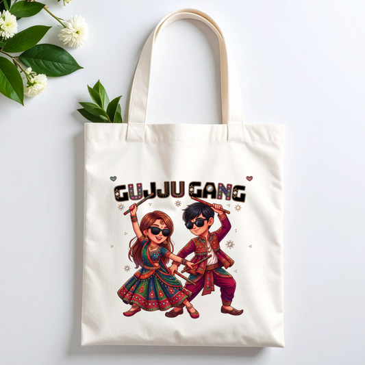 Gujju Gang -Tote Bag Zipper