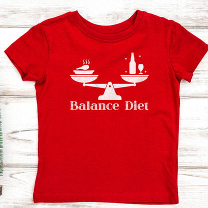 I 'm on balanced diet funny -Funny Ladies Tee