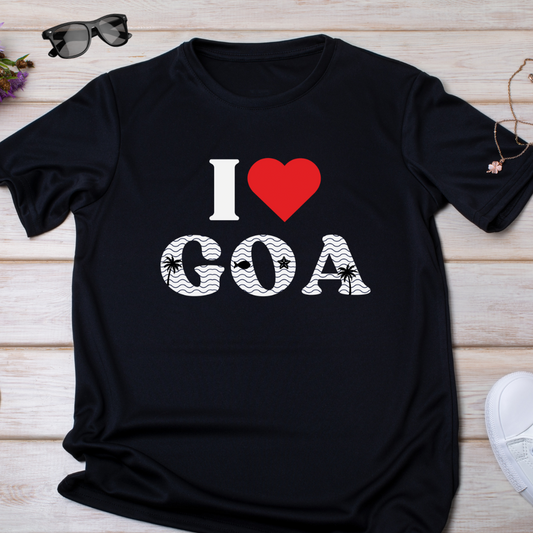 I Love Goa - Goa Lover T shirt for Womens