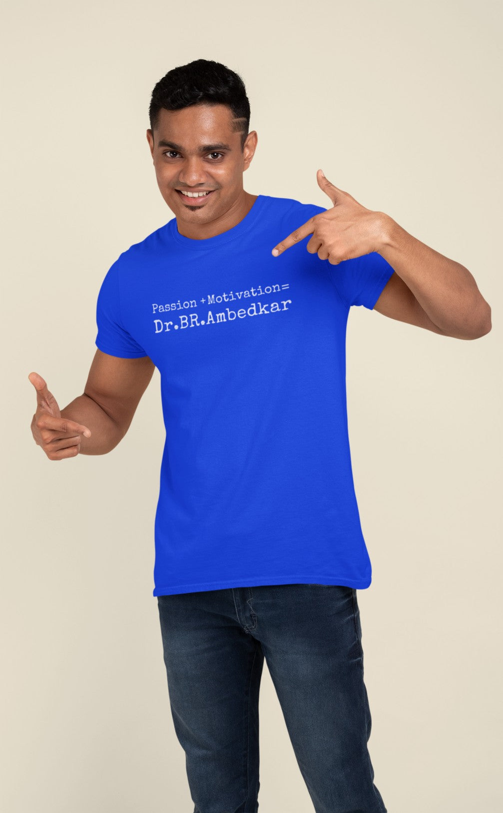 Passion + Motivation = Dr.Ambedkar Mens Tee