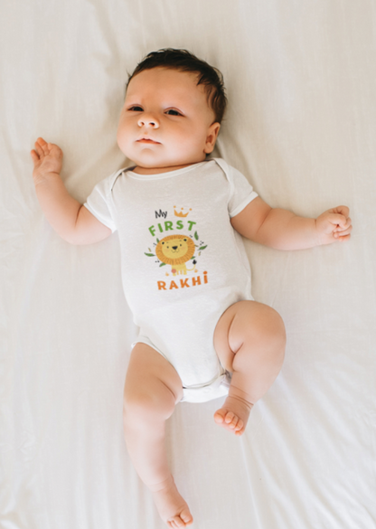 My First Rakhi -Kids Rompers(0-12 m)