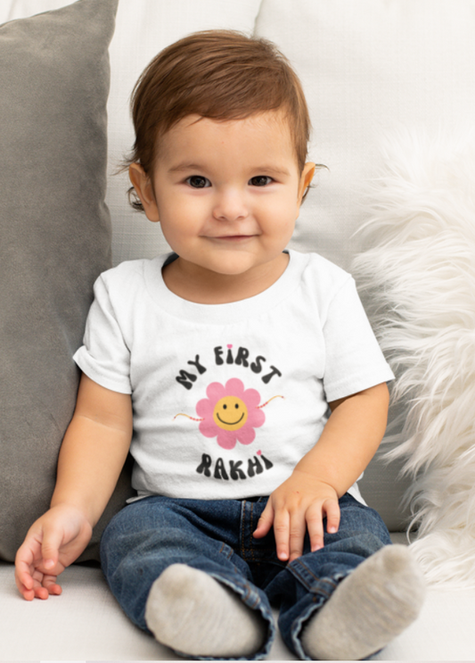 My First Rakhi -New born & toddlers T-Shirt( 0M to 47 M)