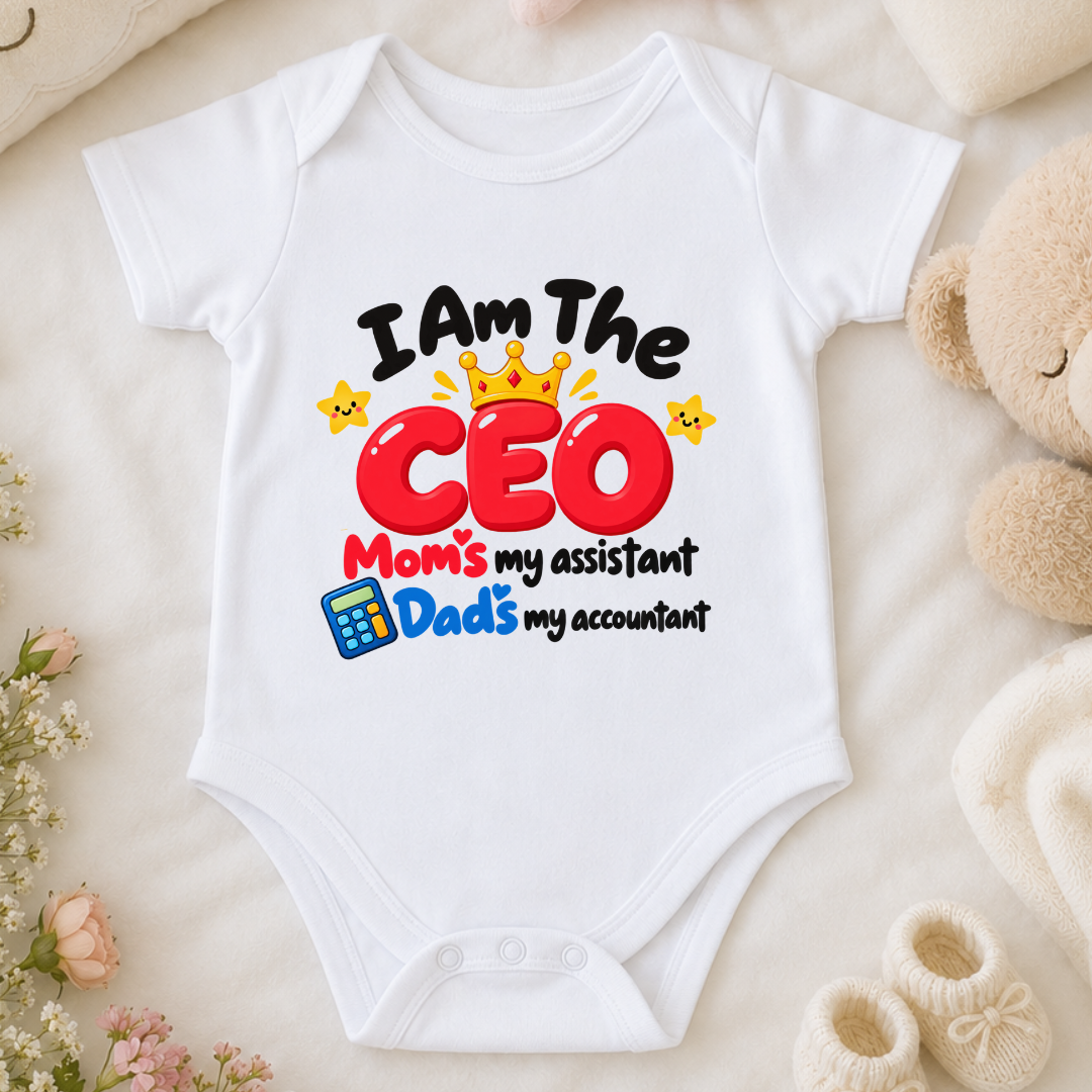 I 'M THE CEO -Kids Rompers