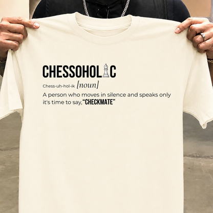 Chessoholic -Chess Lover Unisex Classic Crew T-Shirt