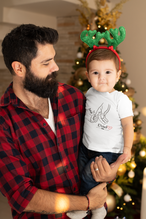 New Born Baby Boy Dad & Me – Minimalist Father’s Day T-Shirt ( age-0-47m)