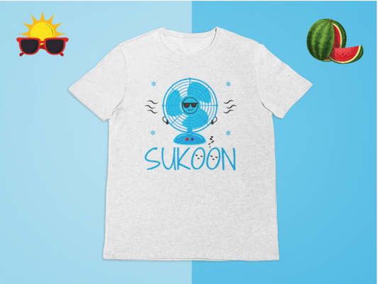 Fan-Tastic Summer Cool  -Recycle Polycotton Unisex Basic T -shirt-UB73