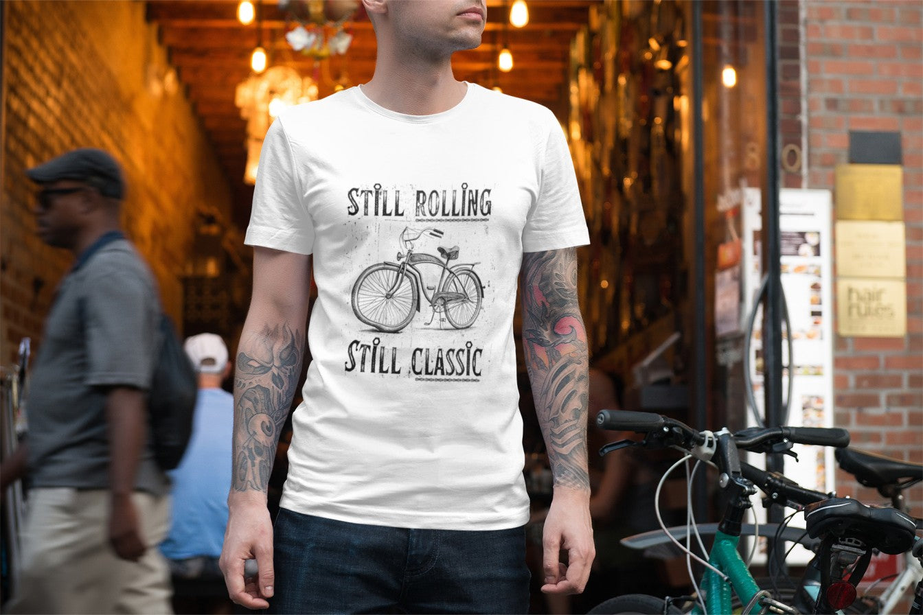 Sill Rolling Still Classic - Indian Vintage Cycle Mens Tee