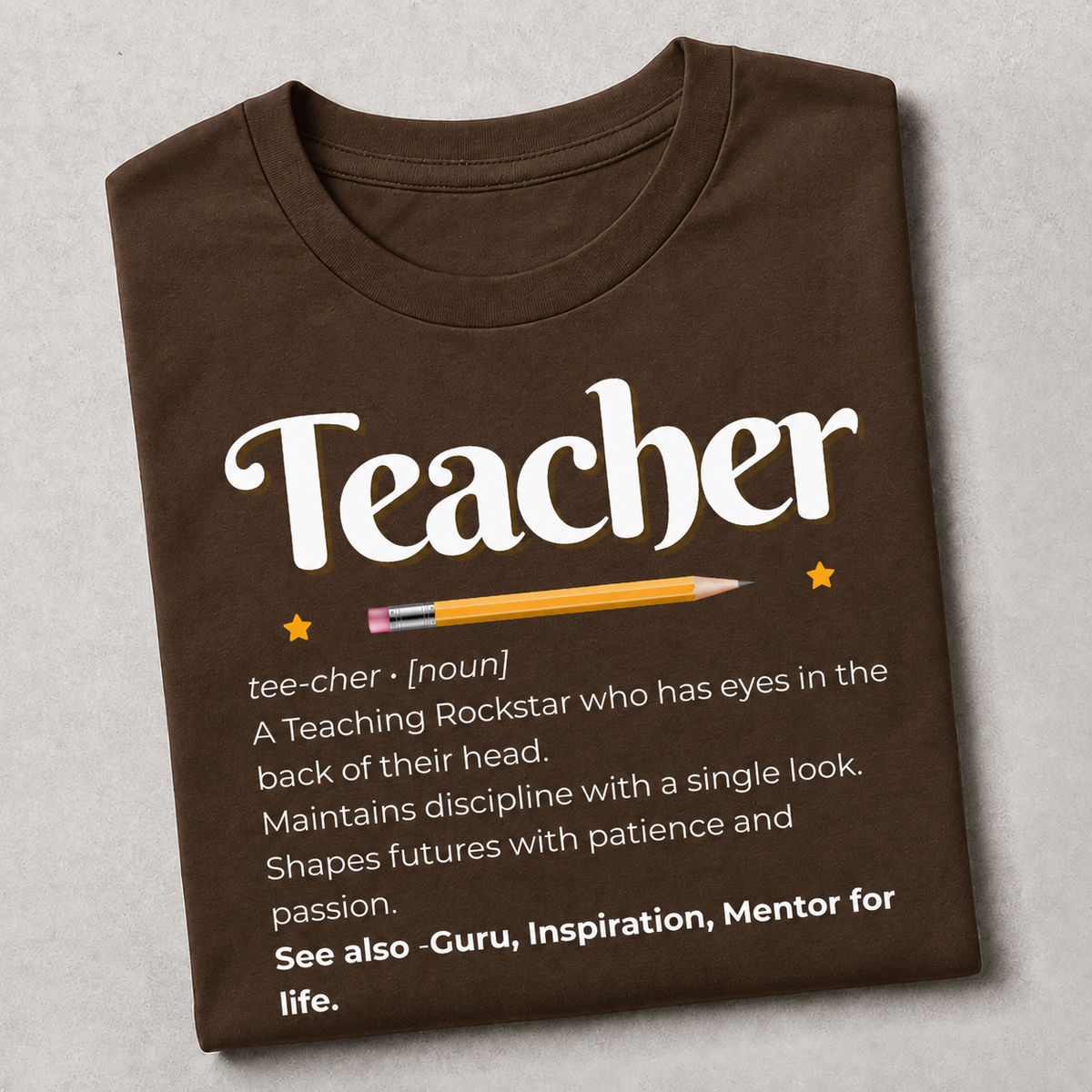 Teacher - Dictionary Defintion  -Guru Unisex Classic Crew T-Shirt