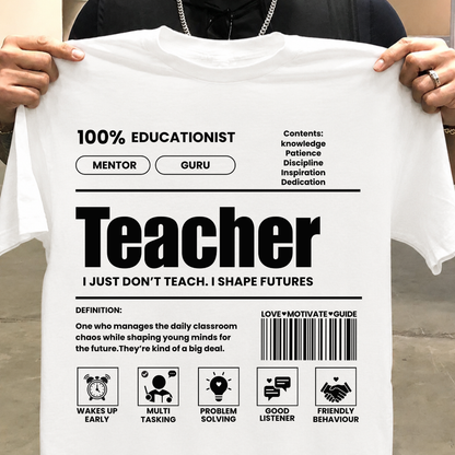 TEACHER-EDUCATIONIST -qualities Unisex Classic Crew T-Shirt