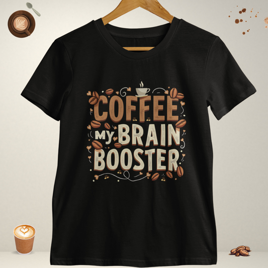 coffee my brain booster- Coffee lover Mens short sleeve t shirt