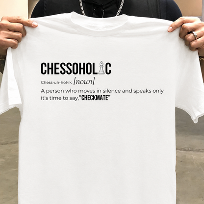 Chessoholic -Chess Lover Unisex Classic Crew T-Shirt